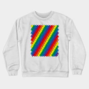 Pride Rainbow Escher Lizards Pattern Crewneck Sweatshirt